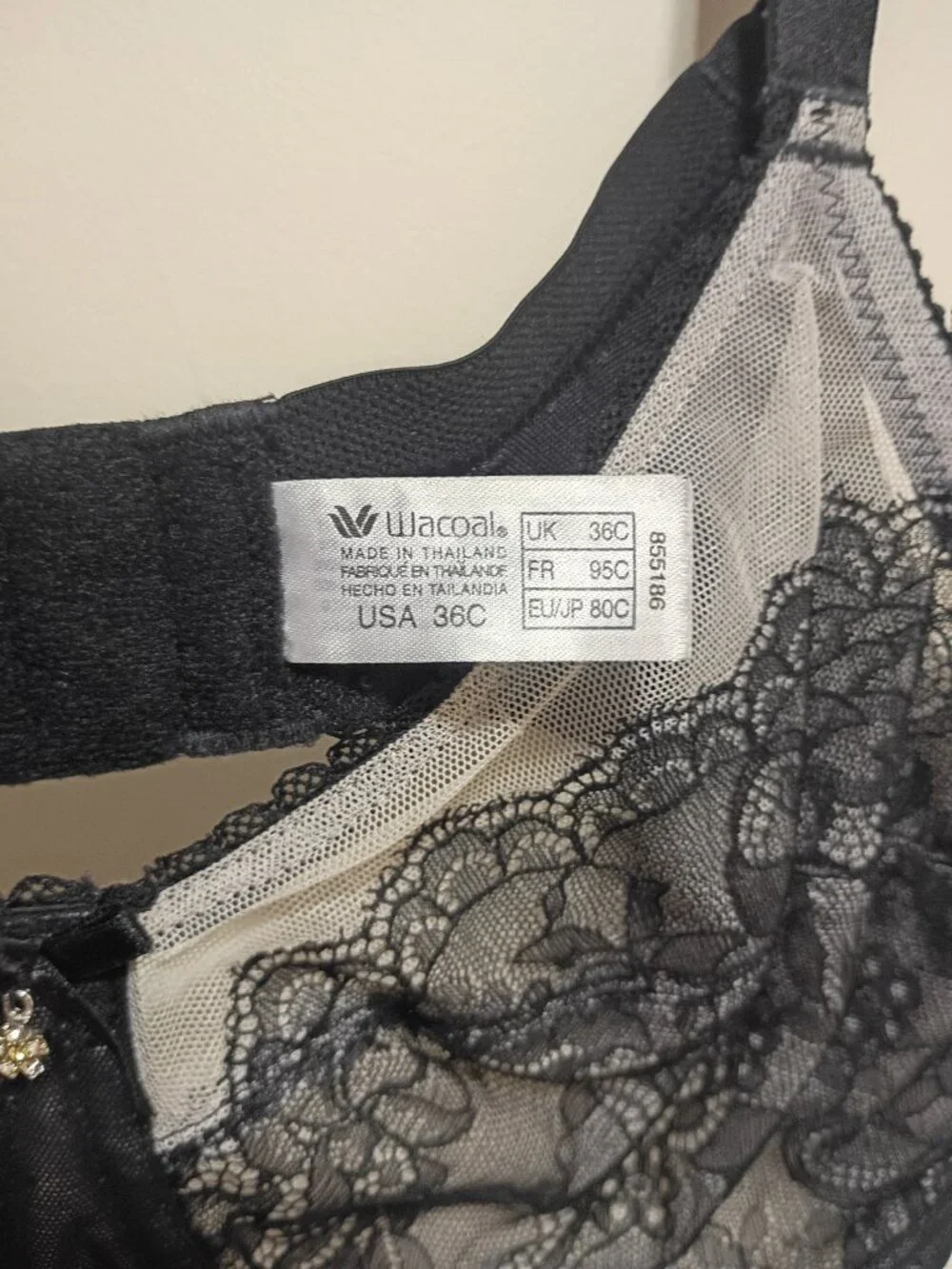 Wacoal Retro Chic Full Figure Underwire Bra Size 36C Style 855186